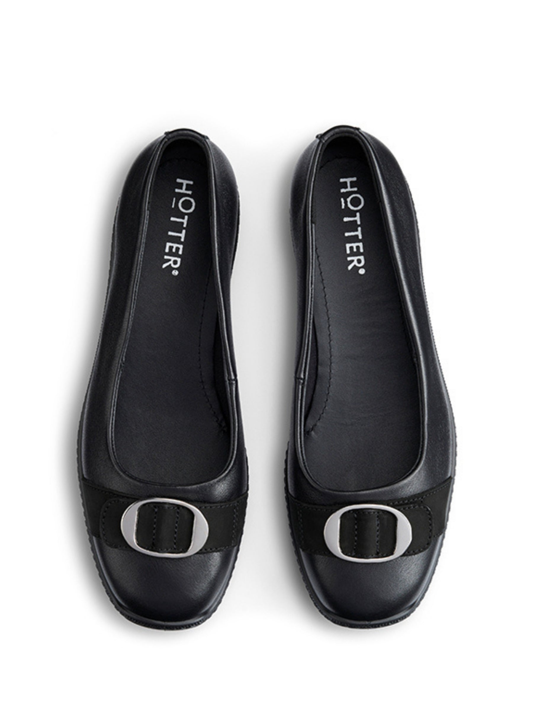 HOTTER LEATHER GRACE PUMP