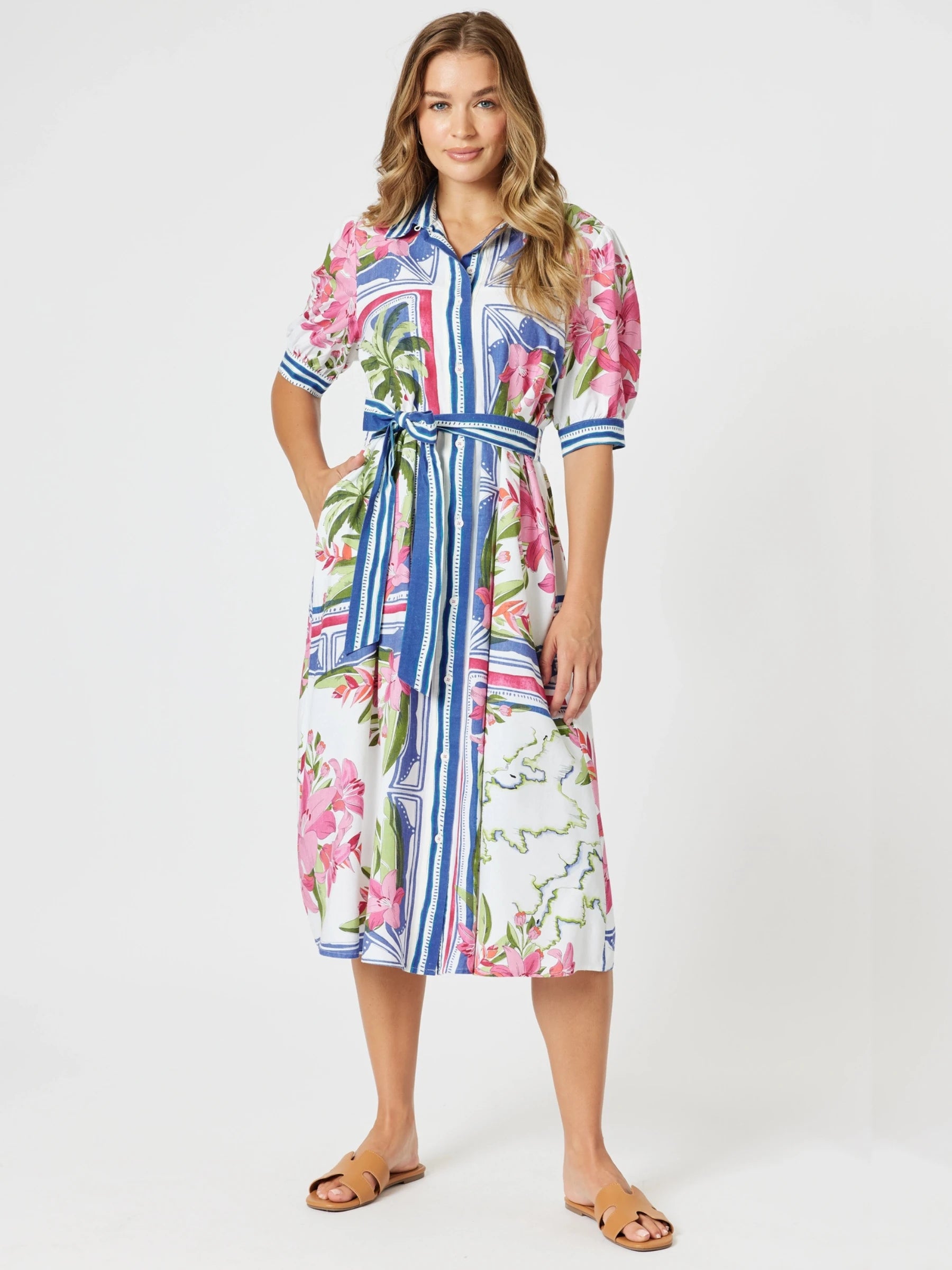 GORDON SMITH MILTI BLUE MONACO DRESS