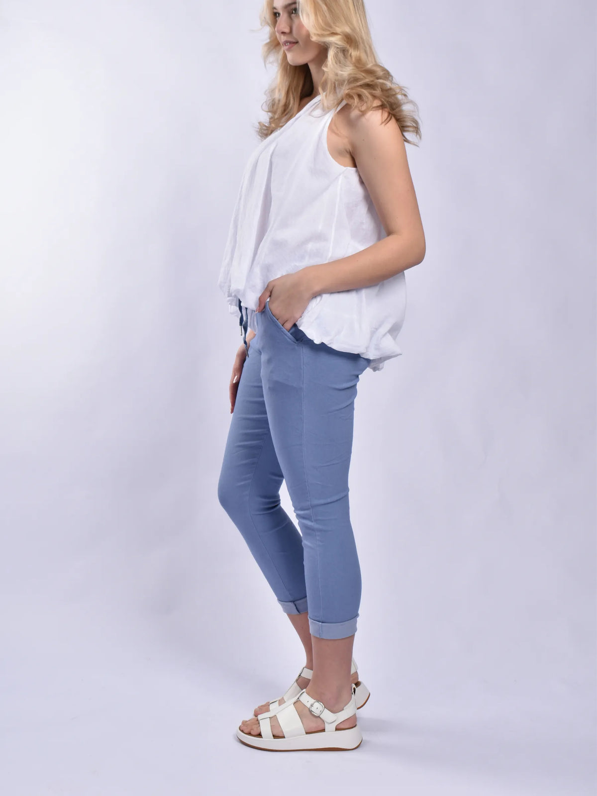 Made In Italy Drawstring Pants
