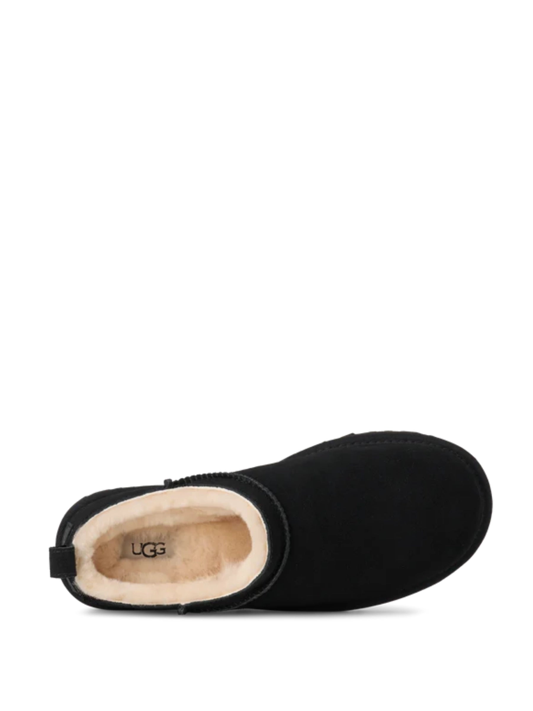 UGG BLACK CLASSIC MICRO SLIP ON SHOE