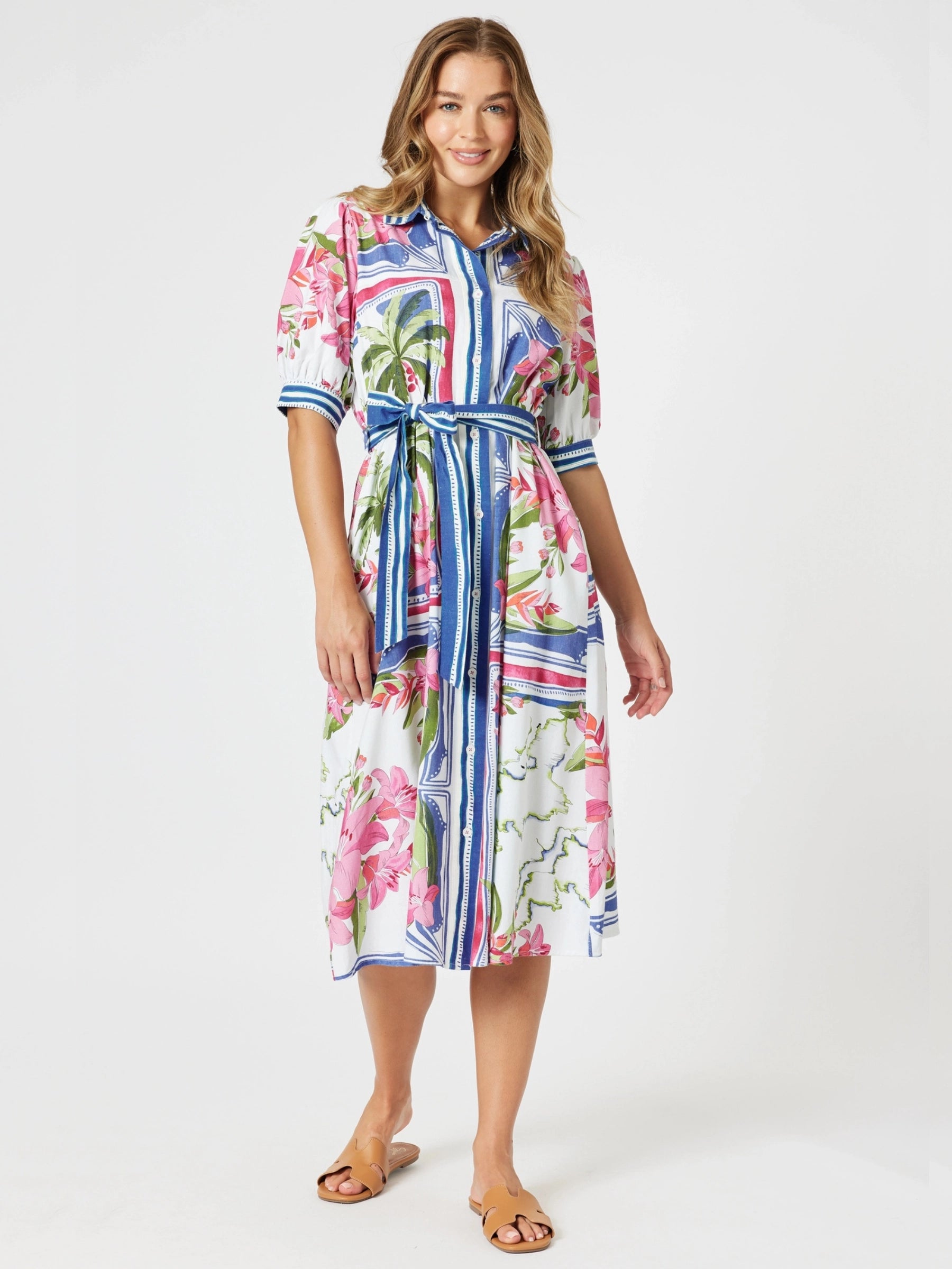 GORDON SMITH MILTI BLUE MONACO DRESS
