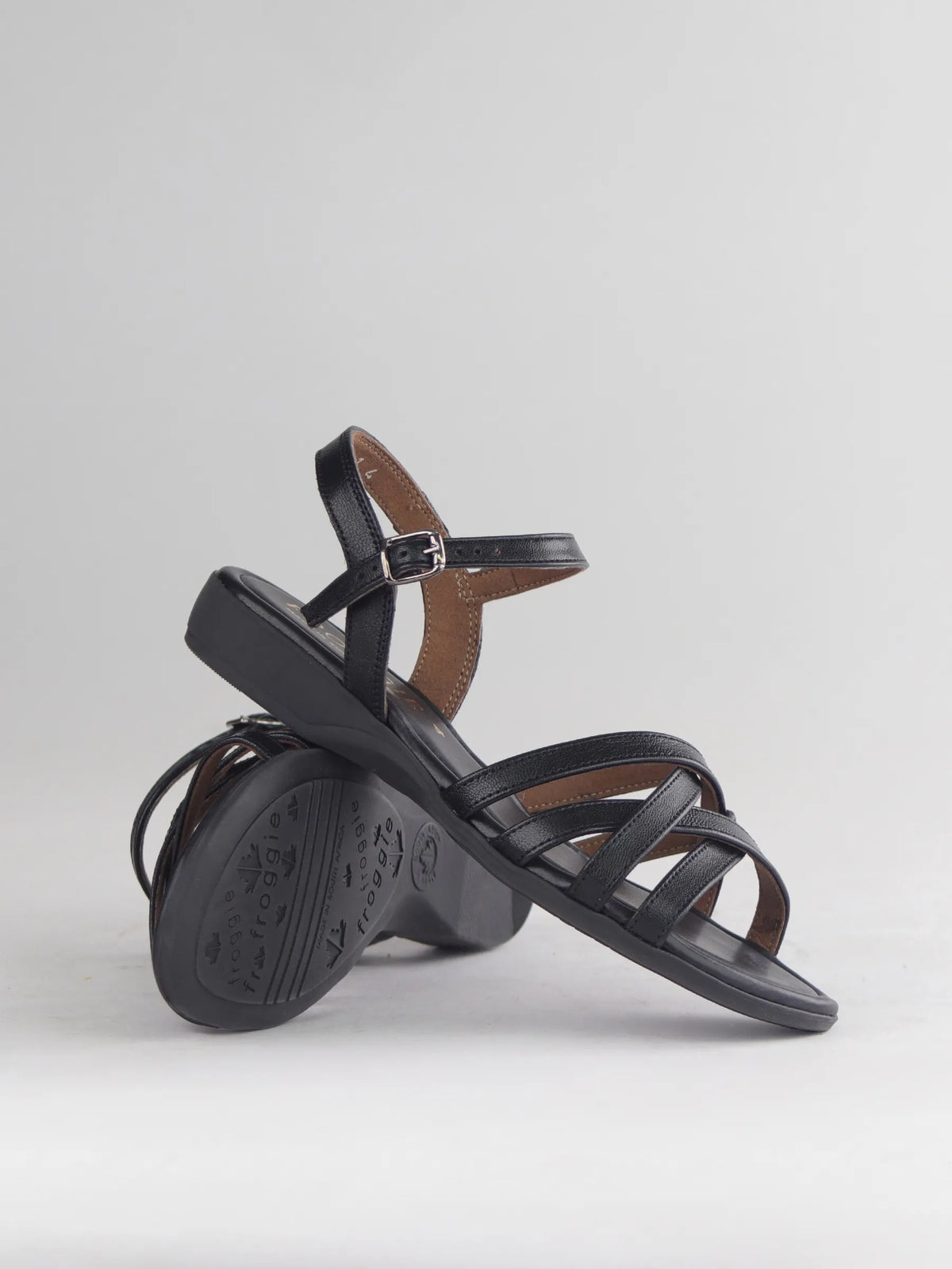 Froggie Strappy Flat Sandal