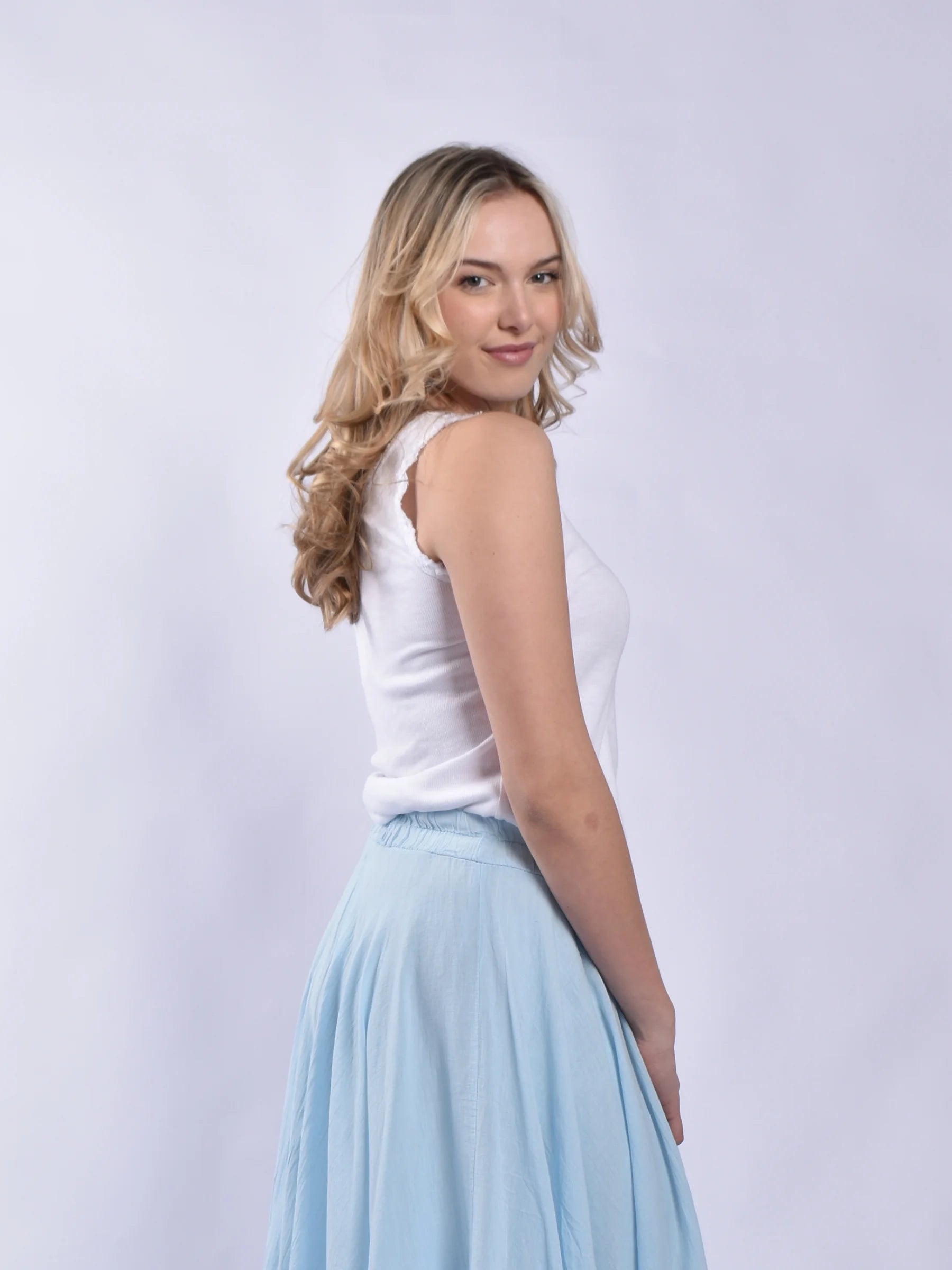 Made In Italy Frill Cami