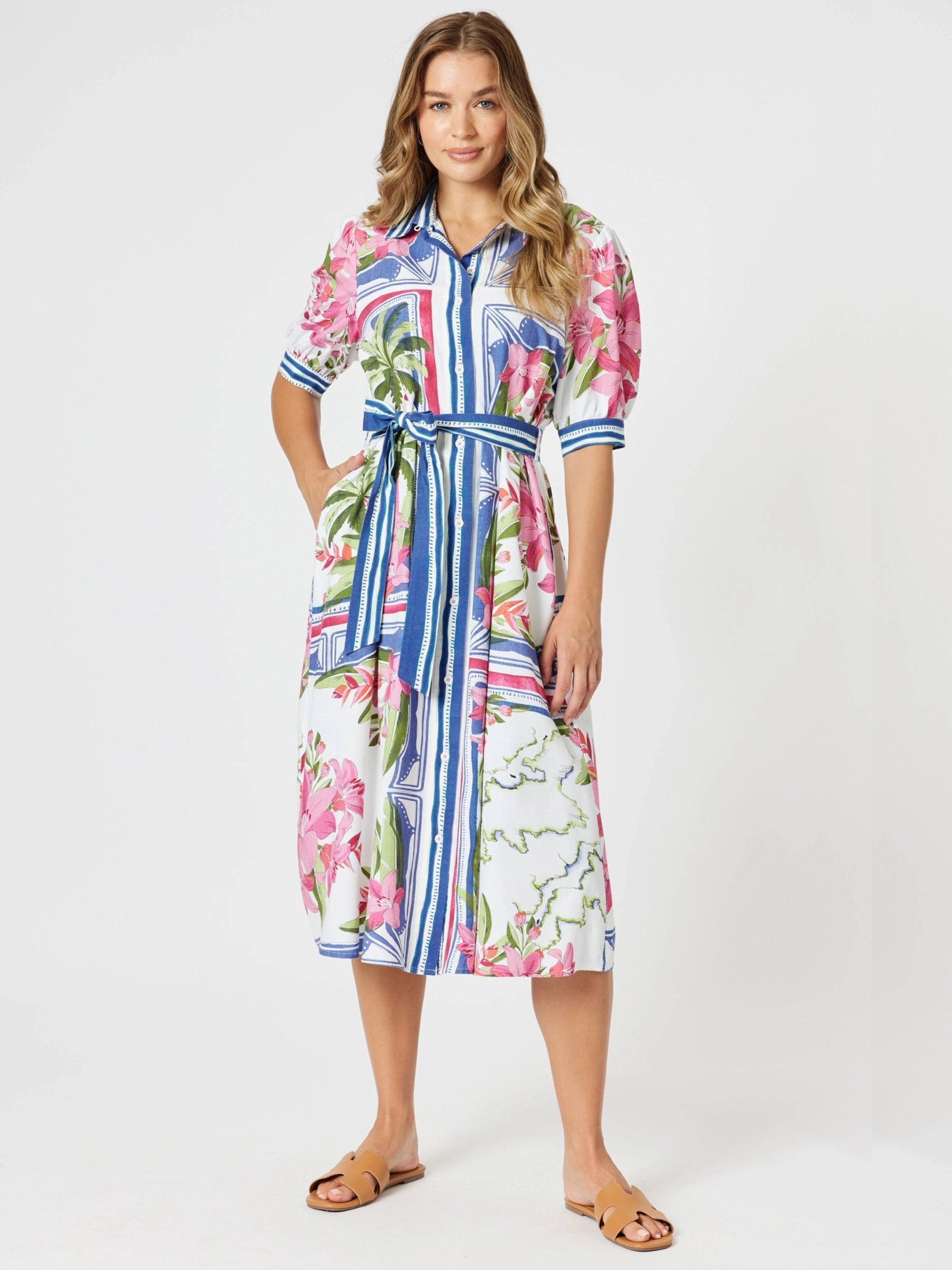 GORDON SMITH MILTI BLUE MONACO DRESS