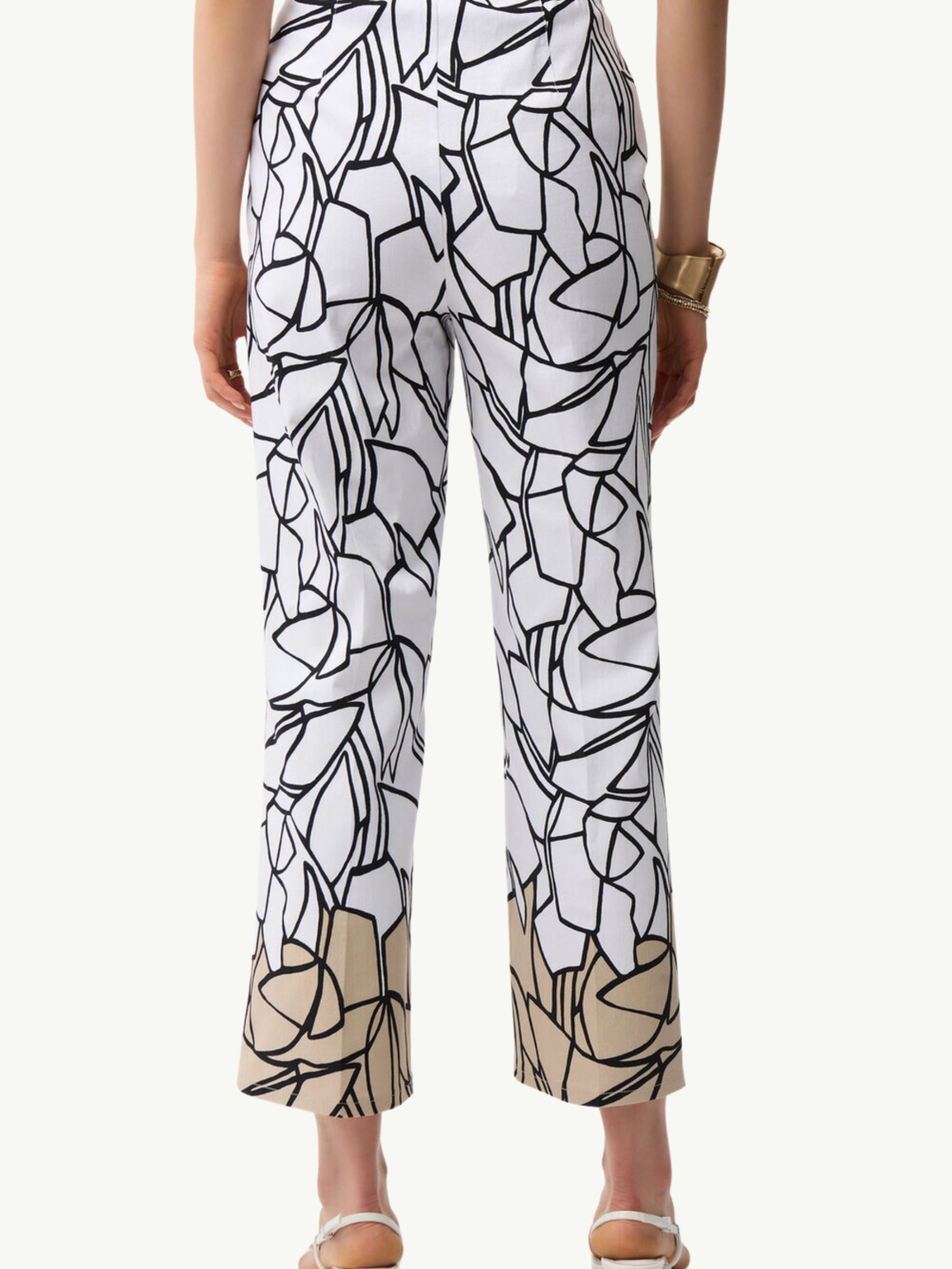 JOSEPH RIBKOFF VANILLA MULTI LDS PANTS