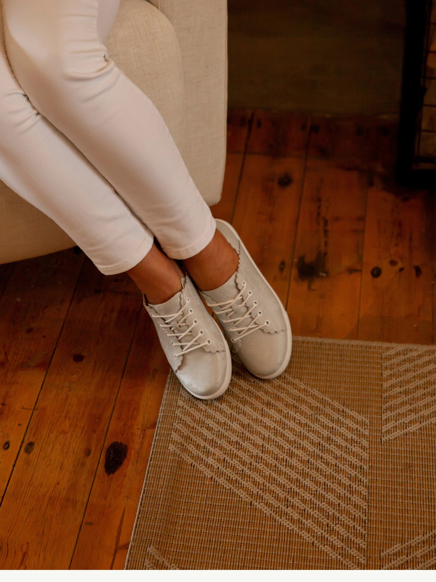 JULZ SILVER CHLOE SNEAKER
