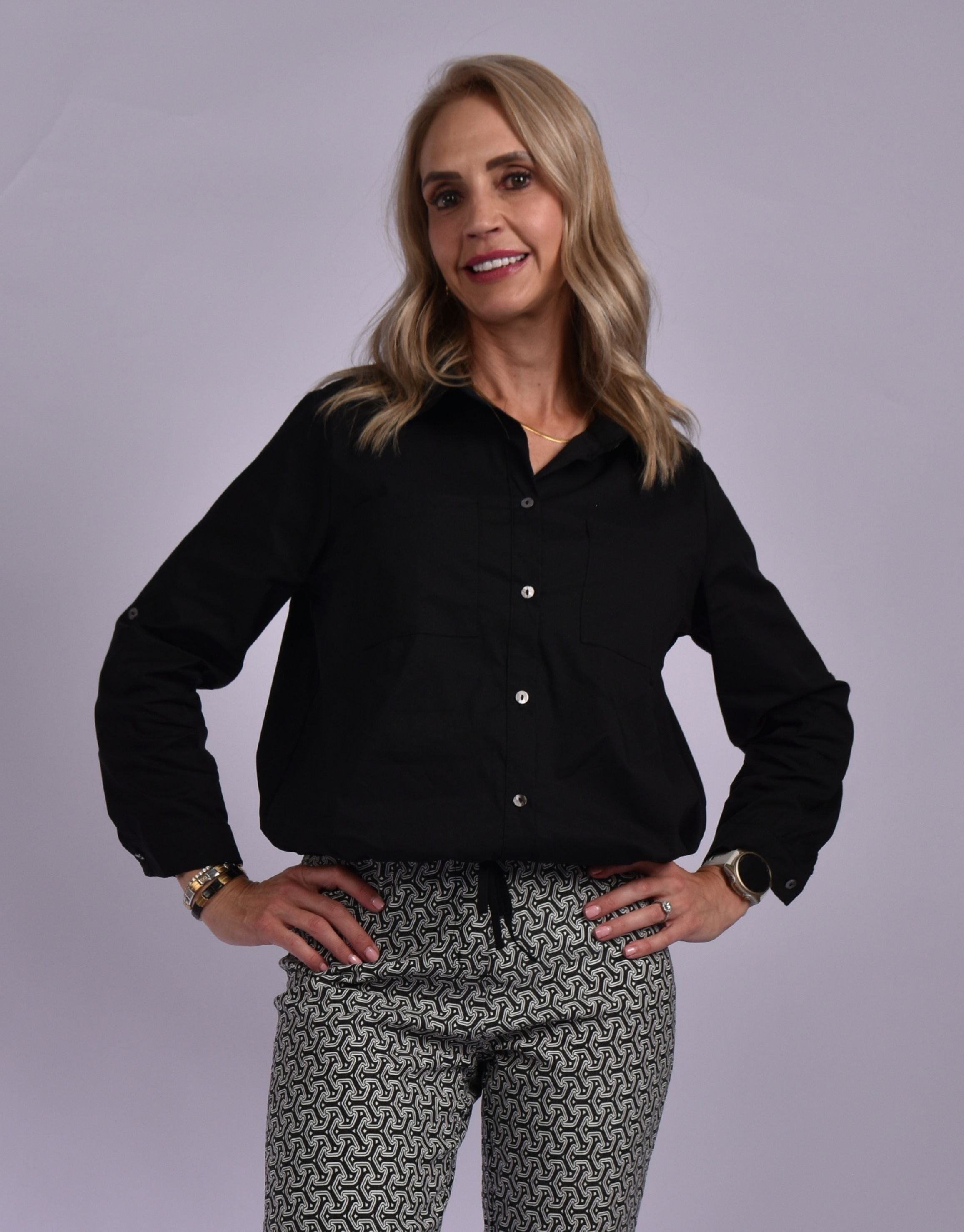 JOLIE BLACK ERICA SHIRT