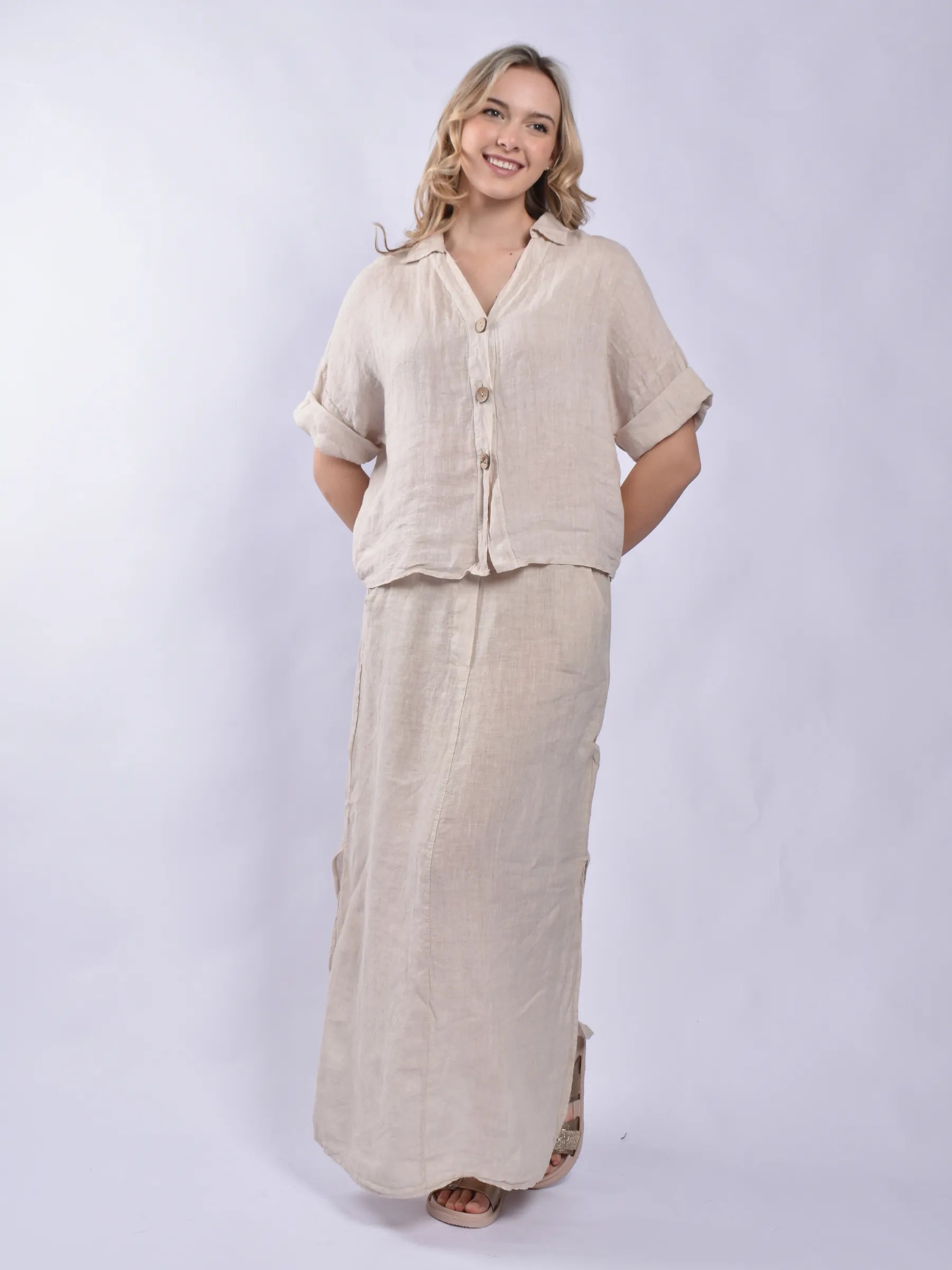 Made In Italy Linen Shirt