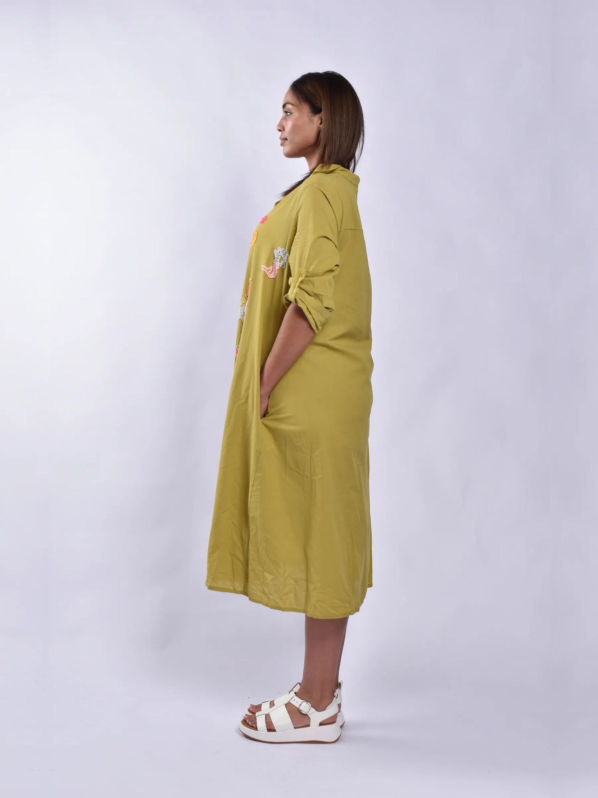 Made In Italy Embroidery Dress