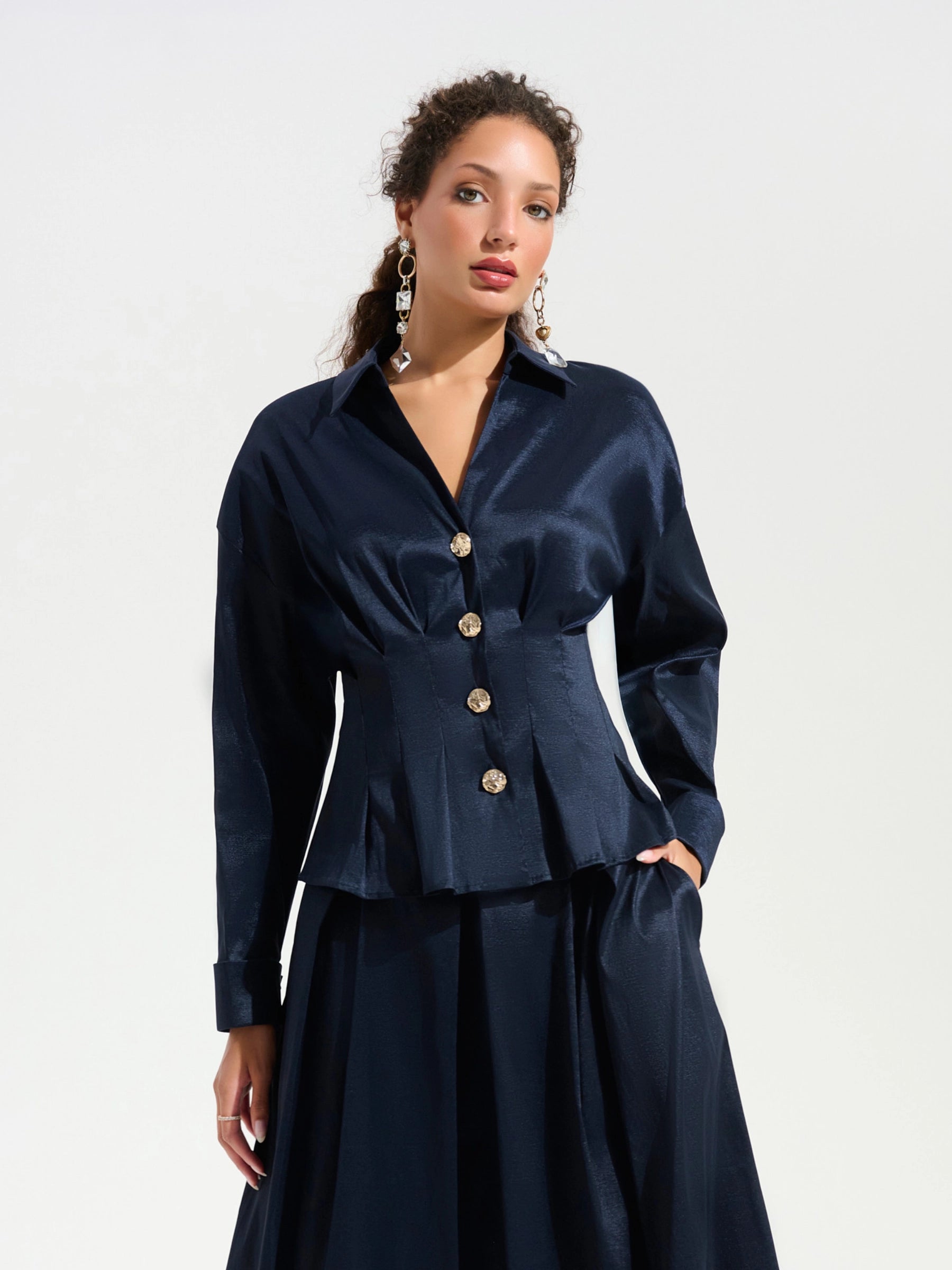 JOSEPH RIBKOFF MIDNIGHT BLUE LDS TOP