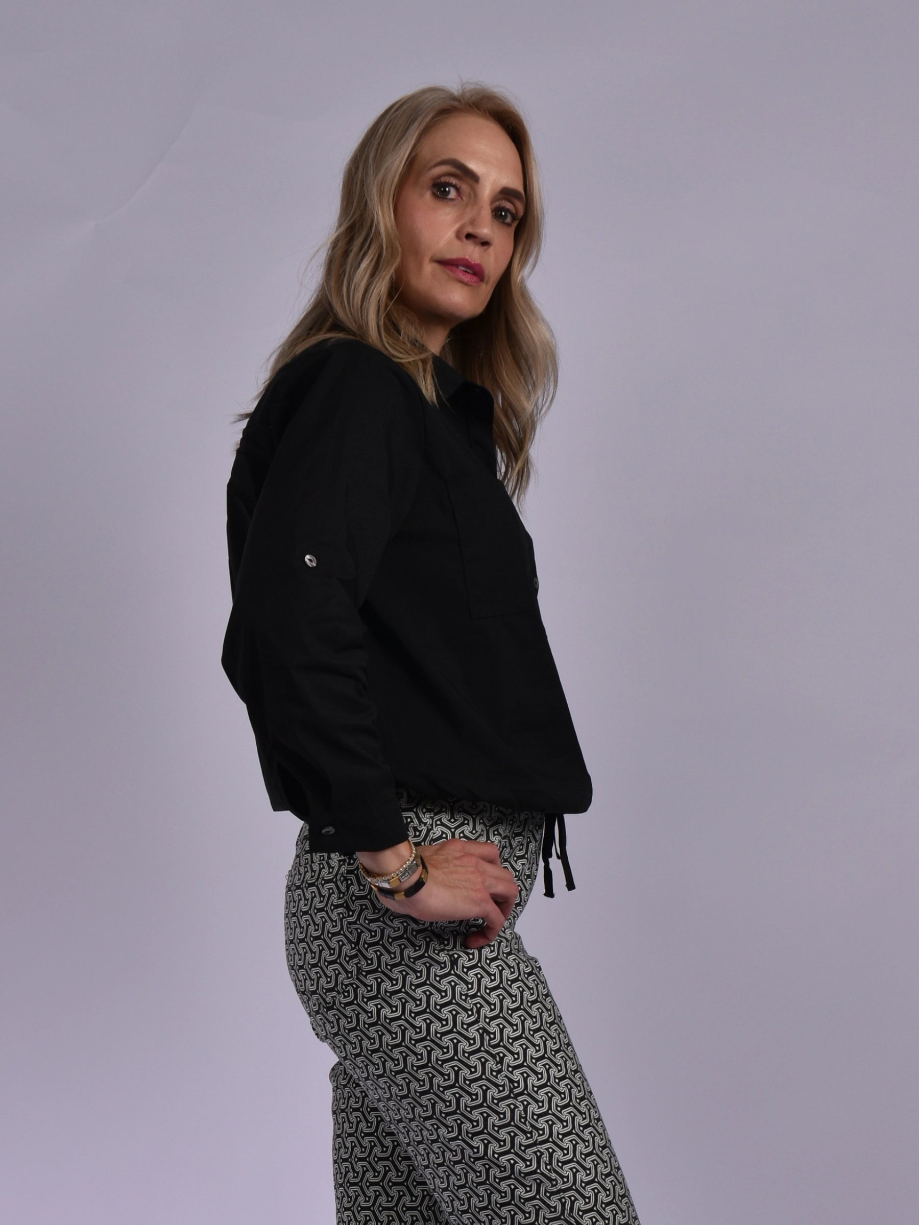 JOLIE BLACK ERICA SHIRT