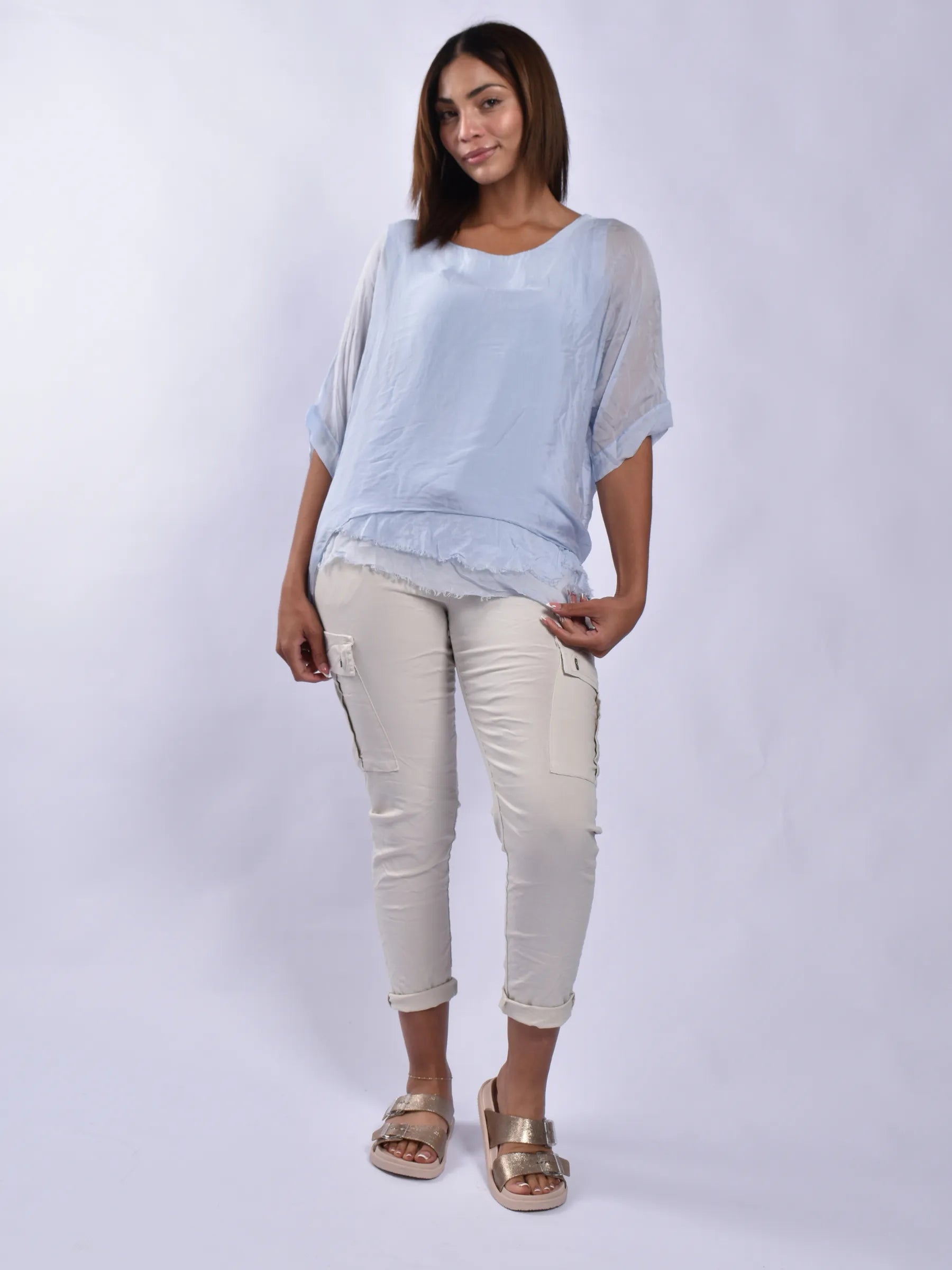 Made In Italy Batwing Top