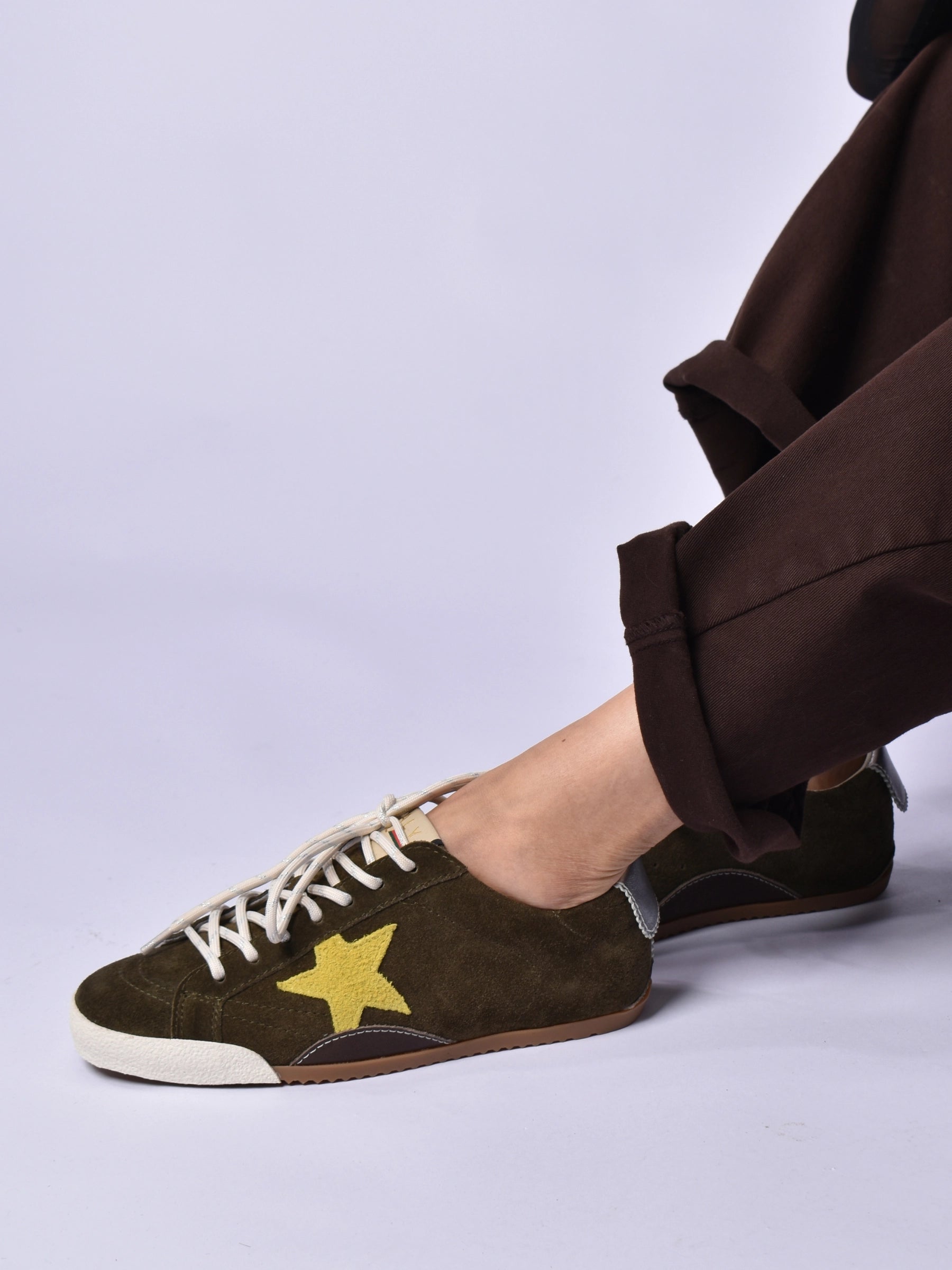 JULZ OLIVE VESPA SNEAKER