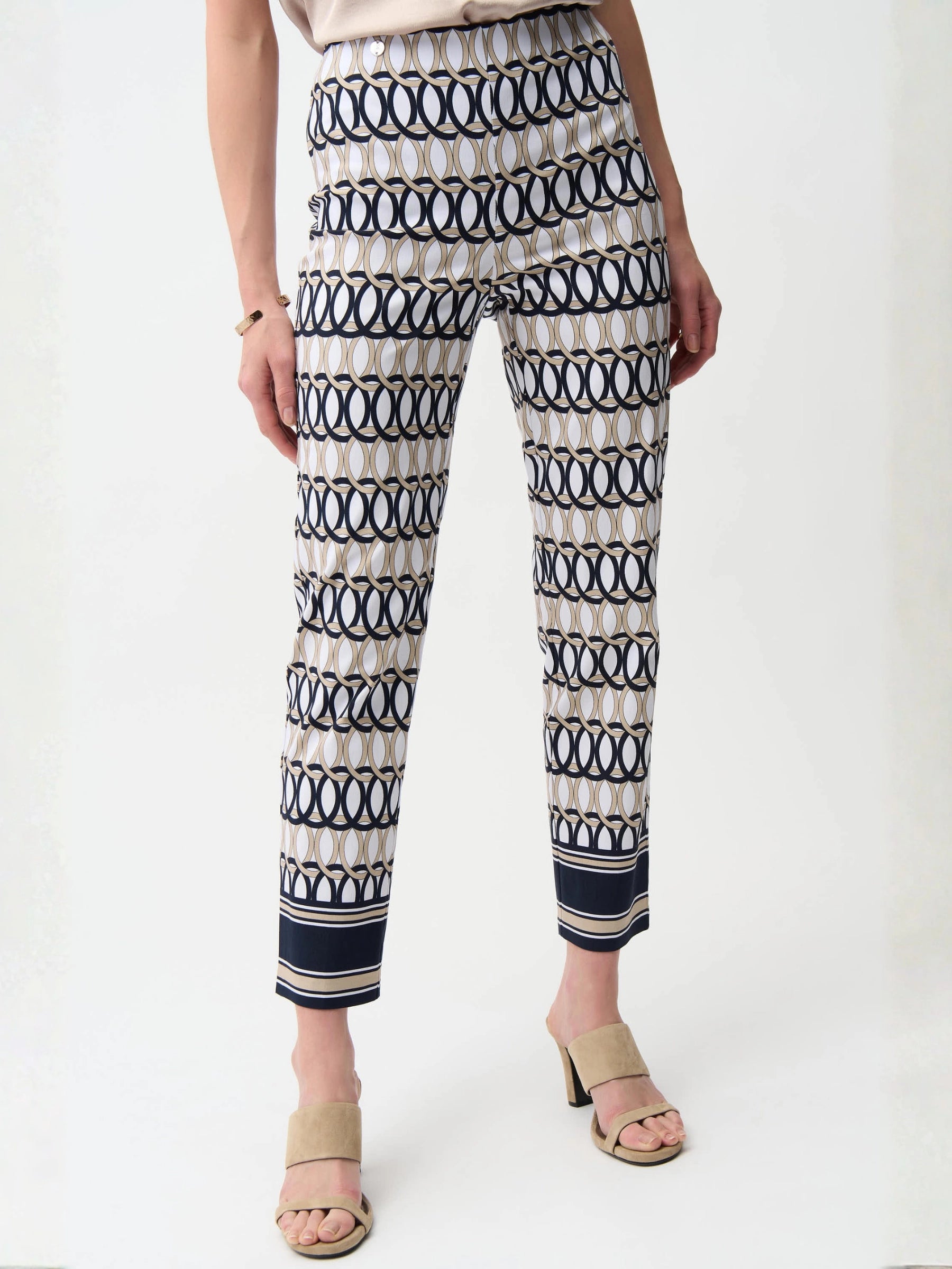 JOSEPH RIBKOFF VANILLA MULTI LDS PANTS