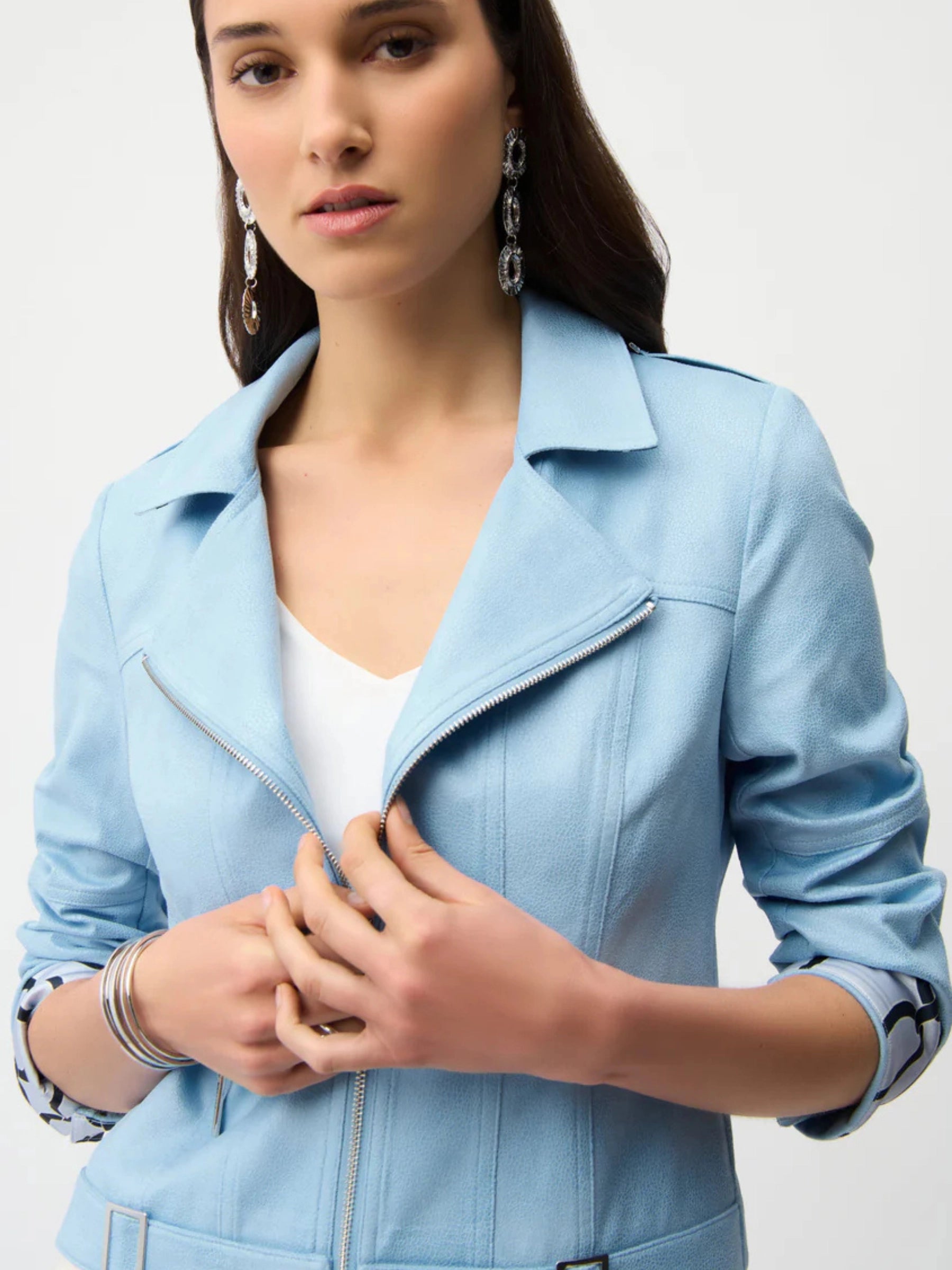 JOSEPH RIBKOFF LDS JACKET - SKYBLUE