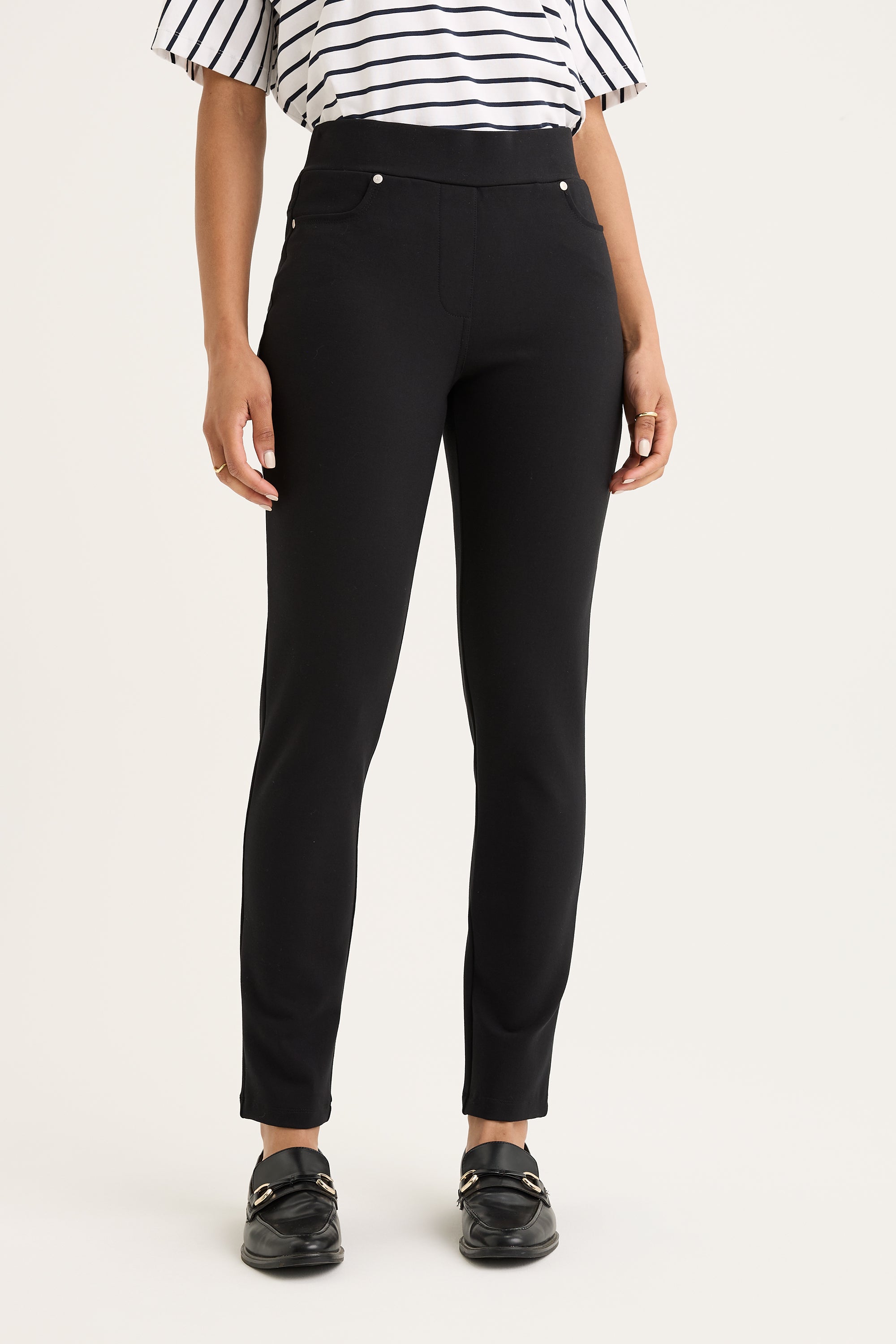 YARRA TRAIL BLACK REFLECTION PANTS