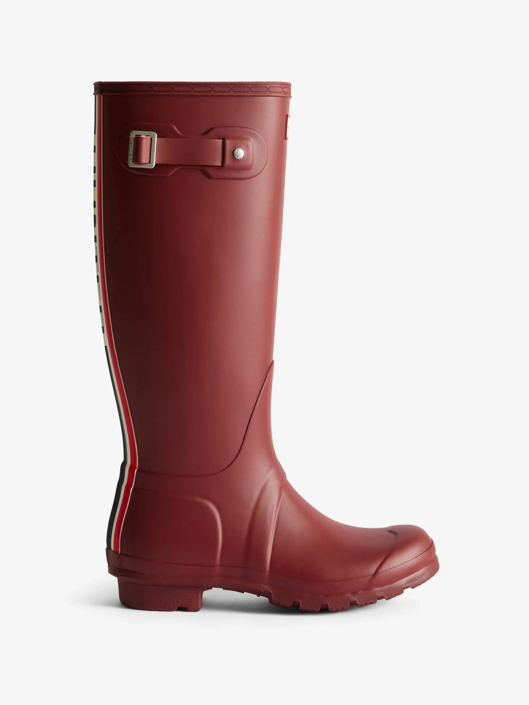 HUNTER BOOTS BLACK  ORIGINAL TALL LOGO BOOTS