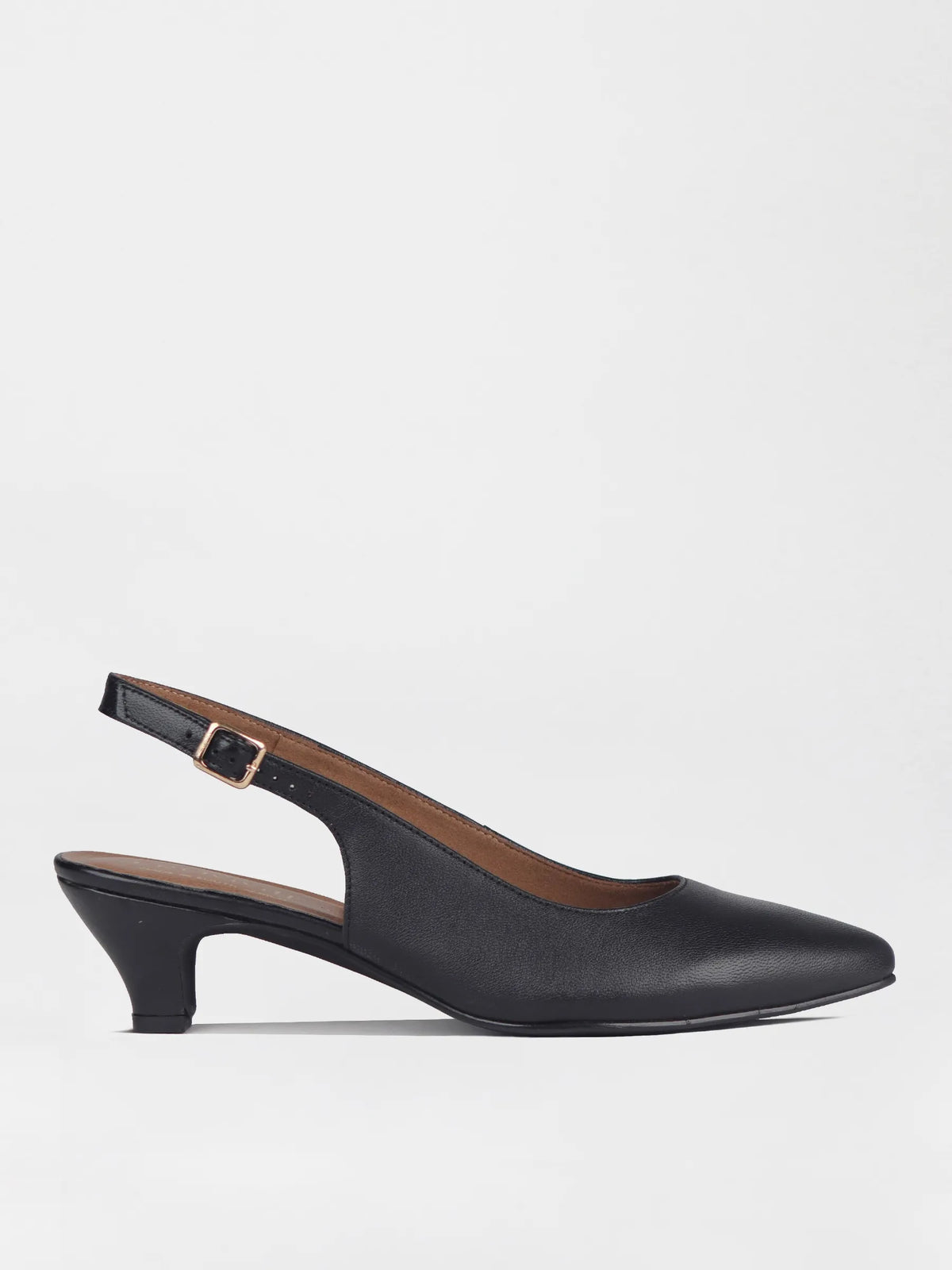 Froggie Kitten Heel Slingback Shoe