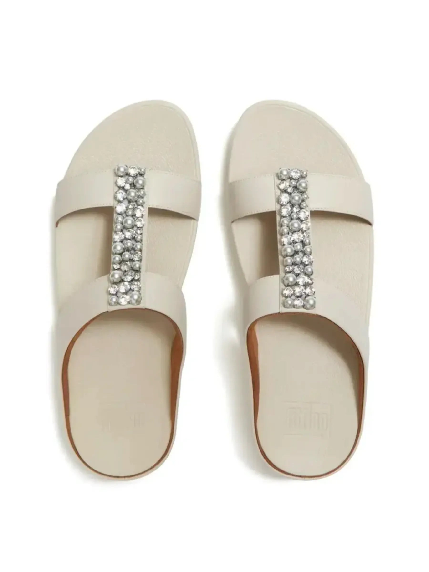 FIT FLOP FINO PEARL & CRYSTAL H-BAR SANDAL