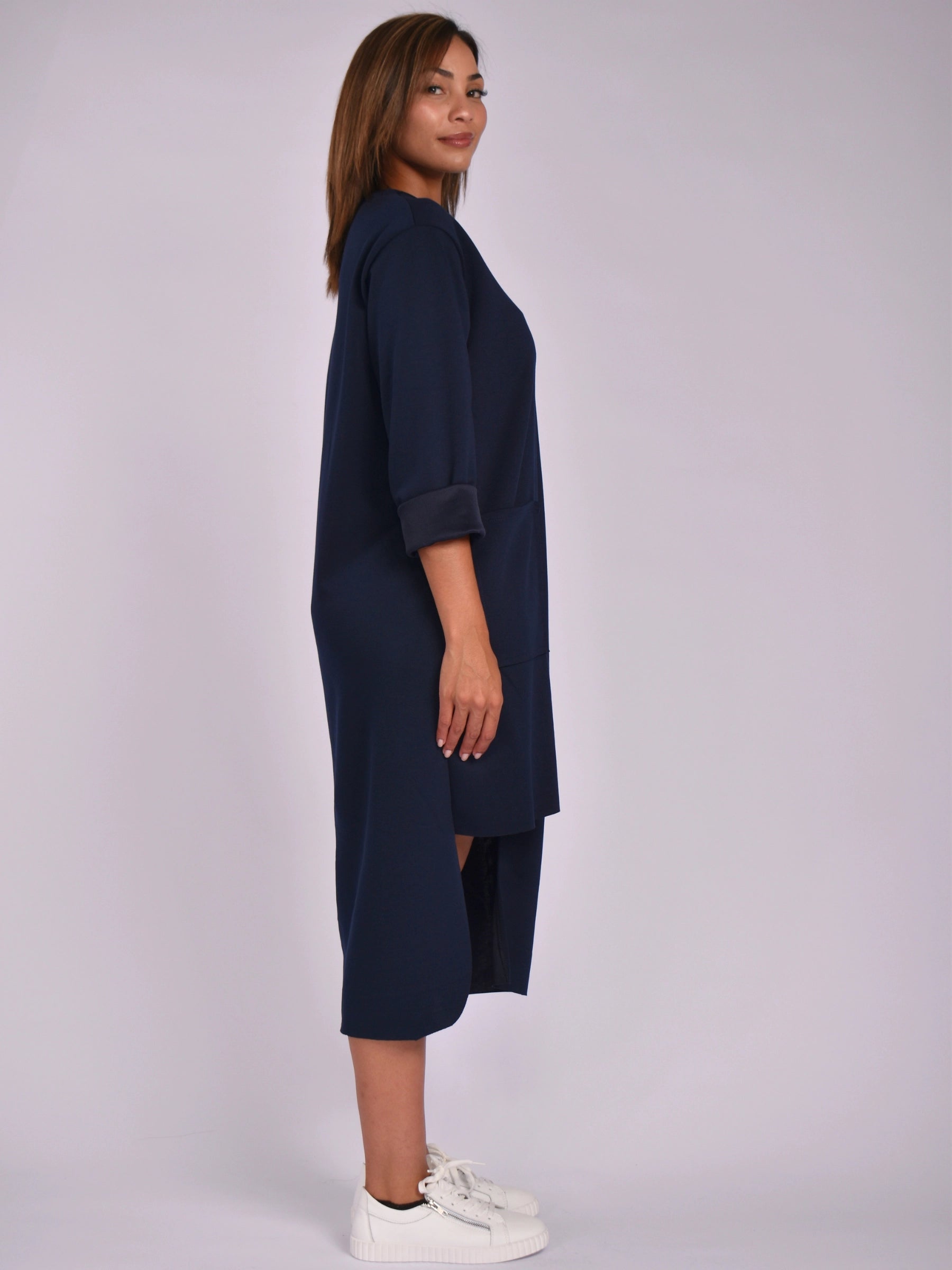 MADE IN ITALY DARK BROWN DRESS