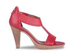 FROGGIE RED T-BAR HIGH HEELED SANDAL- 10729