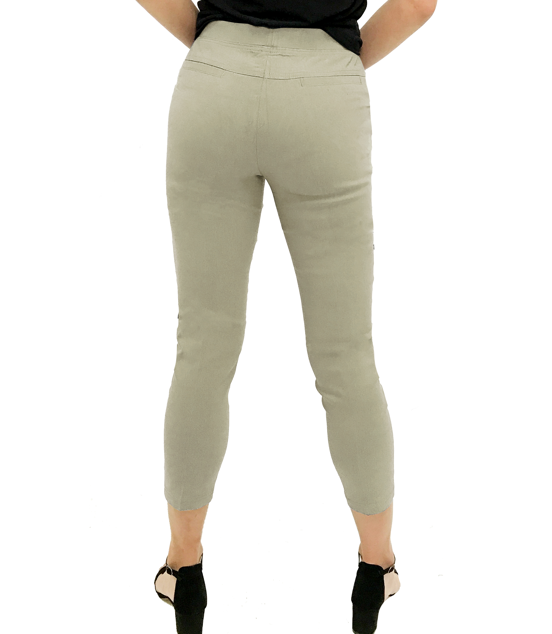 JOLIE BEIGE ANKLE GRAZER STRETCH PANTS | Rosella - Style inspired by ...
