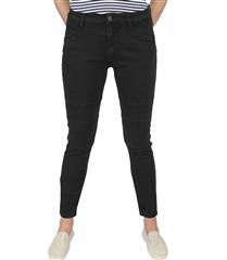 MADE IN ITALY BLACK RUFFLE JEANS 