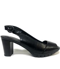 SOFT STYLE BLACK SIDONIA HEEL