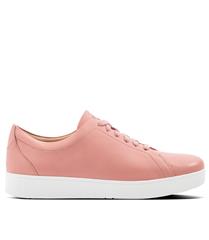 FIT FLOP ROSE PINK RALLY LEATHER SNEAKER