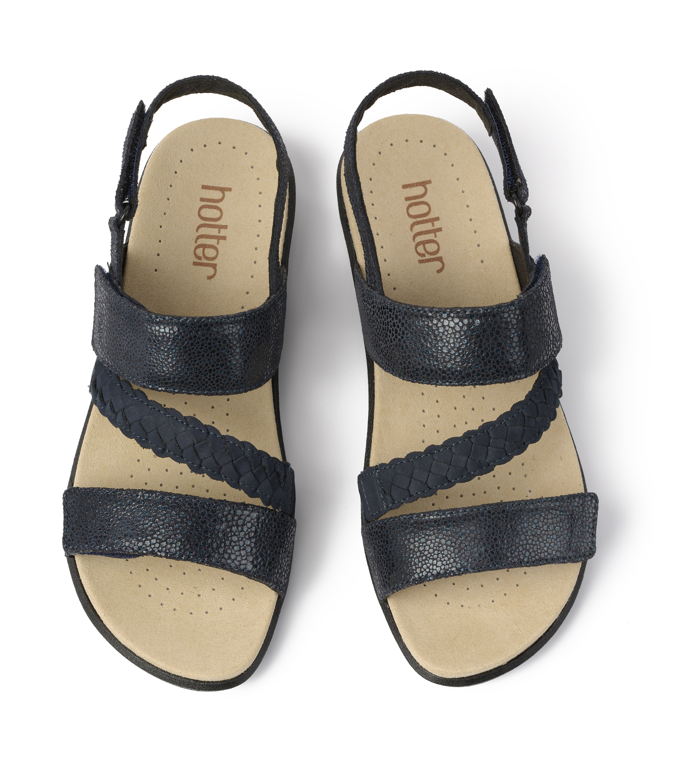 hotter navy sandals