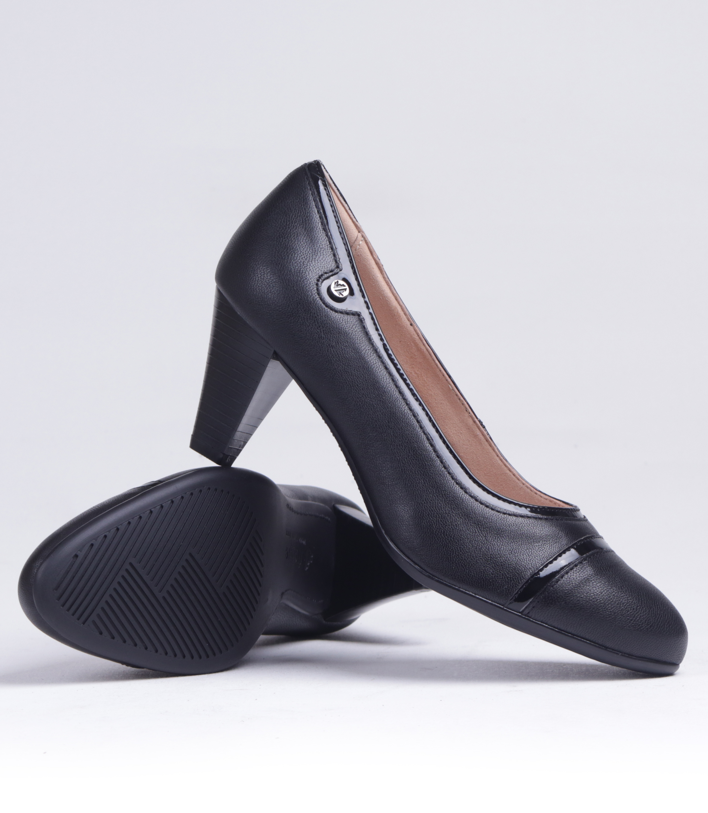 FROGGIE BLACK MULTI LEATHER HEEL Rosella Style inspired by elegance