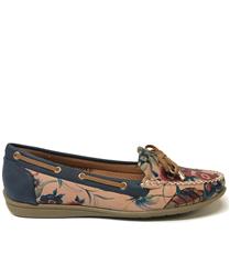 SOFT STYLE FLORAL DOMINO MOCCASIN