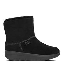 FIT FLOP ALL BLACK SHEARLING LINED MUKLUK SHORTY III BOOT