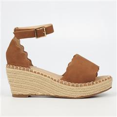 MISS BLACK- TAN JAYDA1 ESPADRILLE WEDGE