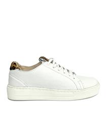 ANGEL SOFT WHITE CHEETAH CINDY SNEAKER 