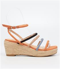 MISS BLACK ORANGE NAPLES1 WEDGE