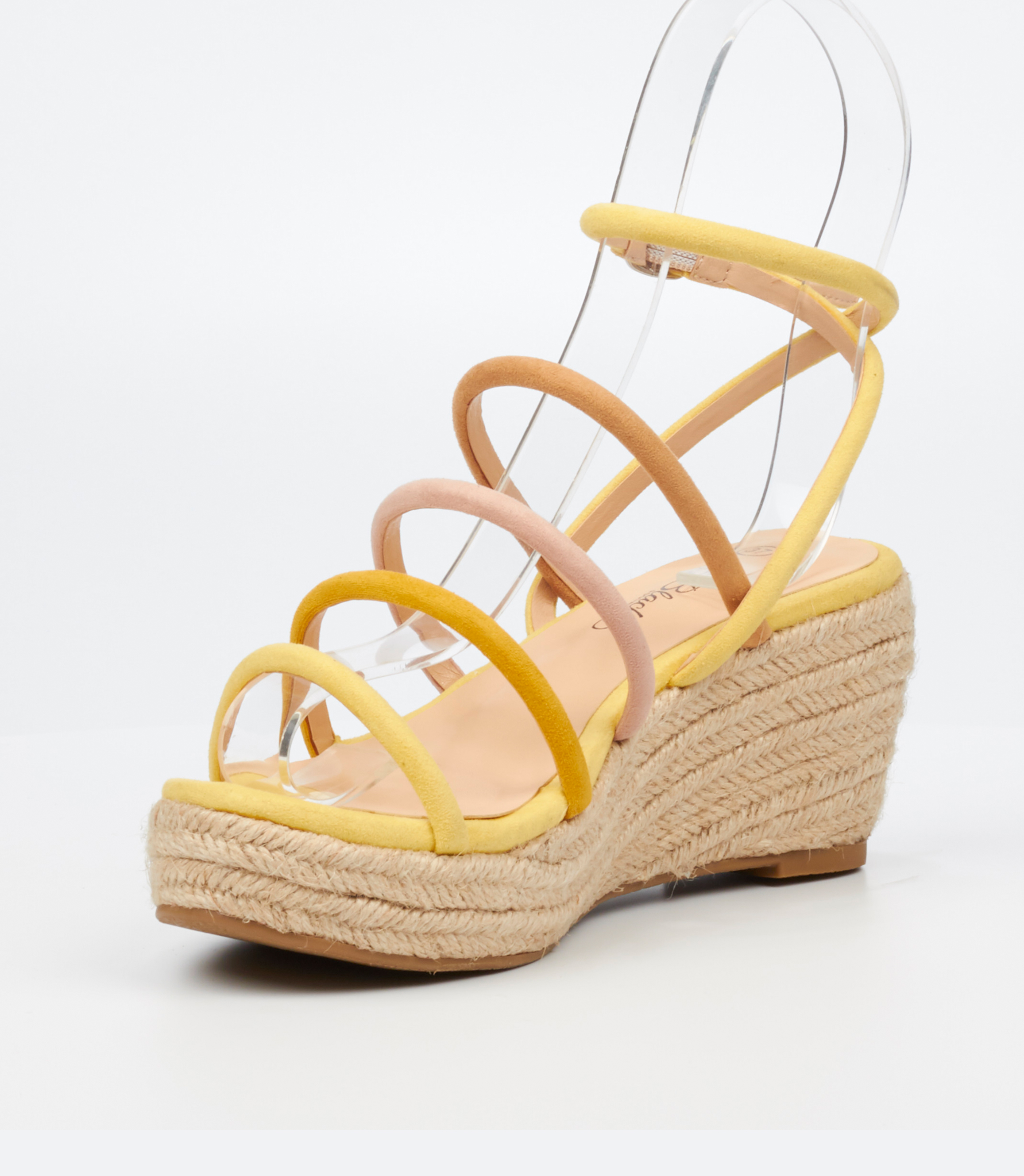 MISS BLACK YELLOW NAPLES1 SANDAL | Rosella - Style inspired by elegance