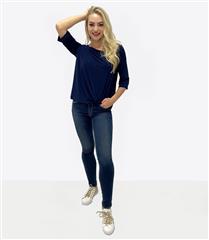 JOLIE NAVY CLASSIC KNOTTED TOP 