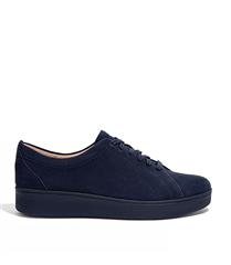 FIT FLOP NAVY RALLY SUEDE SNEAKER 
