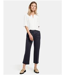 GERRY WEBER NAVY STRETCH TROUSERS 