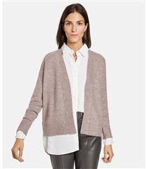 GERRY WEBER TAUPE SEQUIN DETAIL CARDIGAN 
