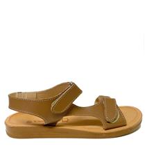 ANGEL SOFT JANE TAN LEATHER SANDAL 