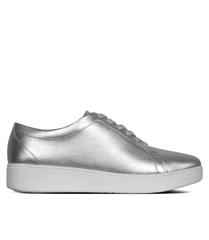 FIT FLOP SILVER RALLY SNEAKER 