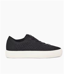 UGG BLACK DINALE GRAPHIC KNIT SNEAKERS