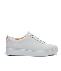 FIT FLOP GREY RALLY CANVAS SNEAKERS