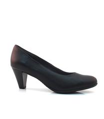 FROGGIE BLACK HEELED COURT SHOE