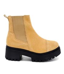 USAFLEX ALMOND CHELSEA CHUNKY BOOTS 
