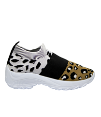 JOLIE MULTI-COLOURED LEOPARD PRINTED SNEAKERS