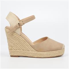 MISS BLACK TAUPE HOOKED1 WEDGE HEEL