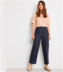 GERRY WEBER BLUE DENIM FLARED TROUSERS
